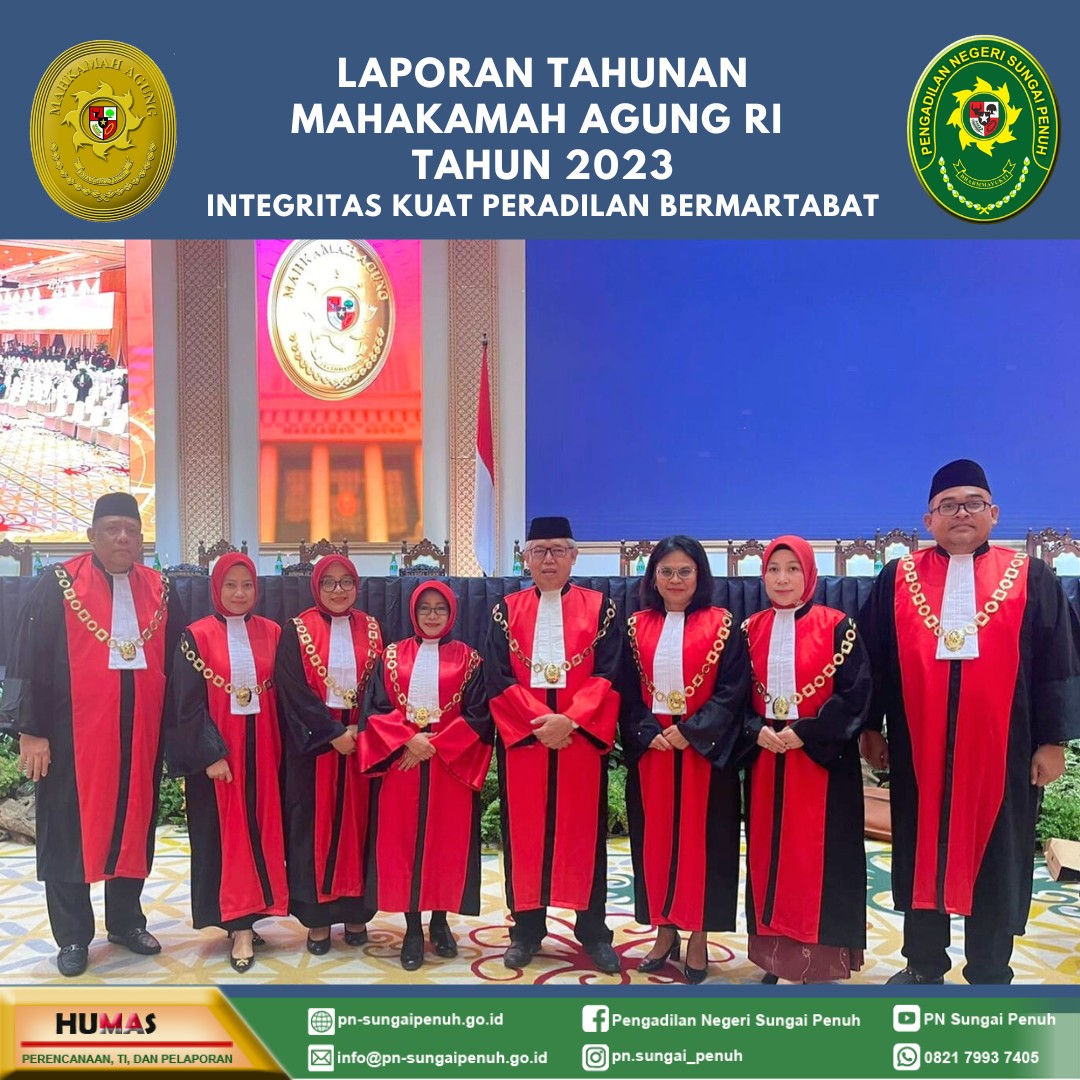Laporan Tahunan Mahkamah Agung RI Tahun 2023